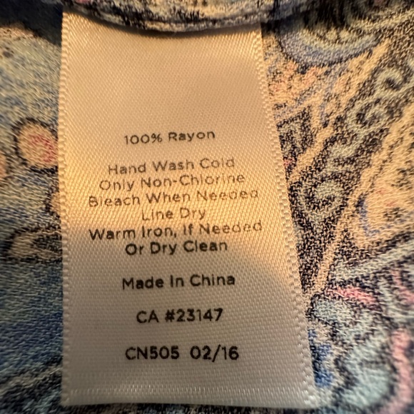 Talbots paisley maxi skirt. Size L - Picture 7 of 7